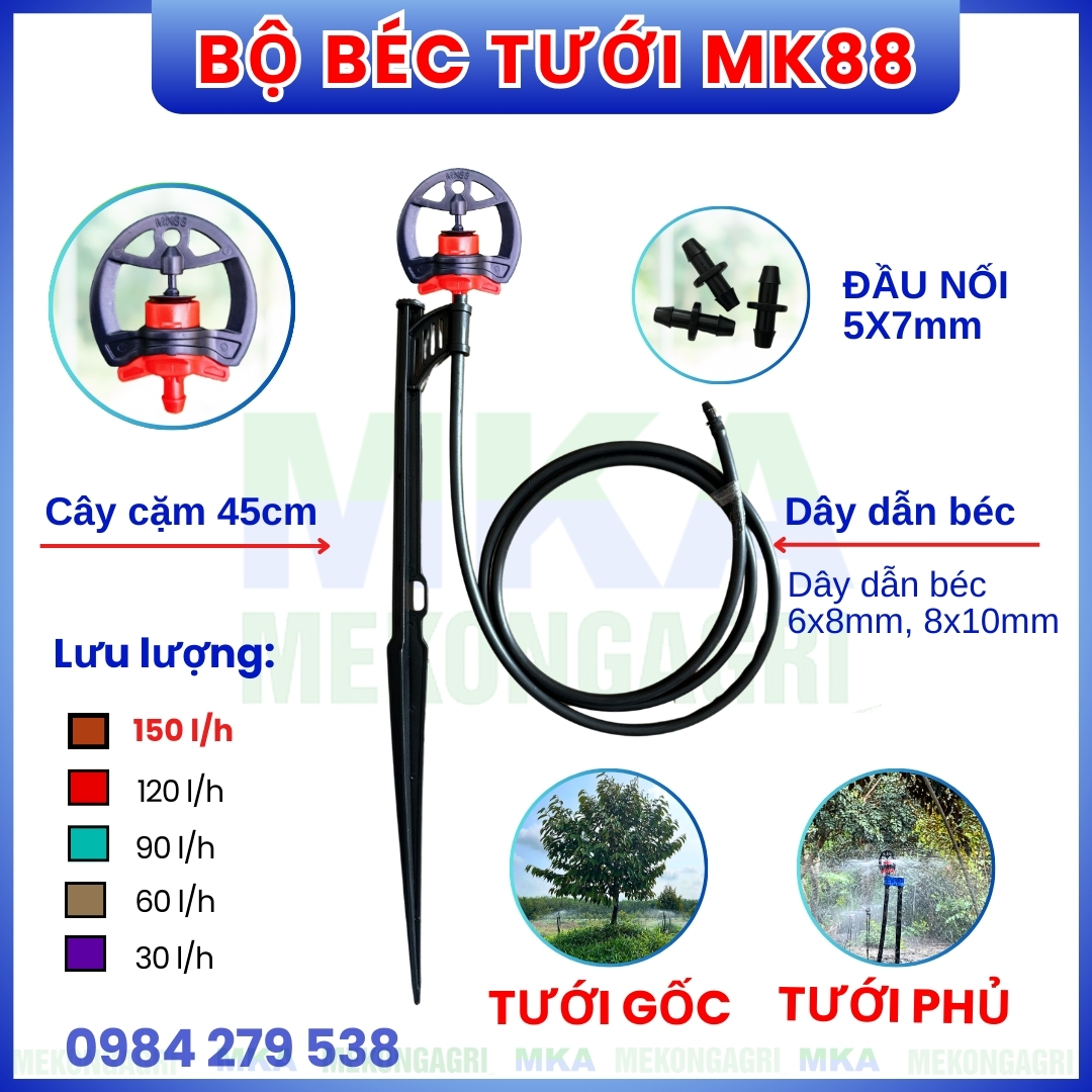 Bộ béc tưới MK88 Mekongagri